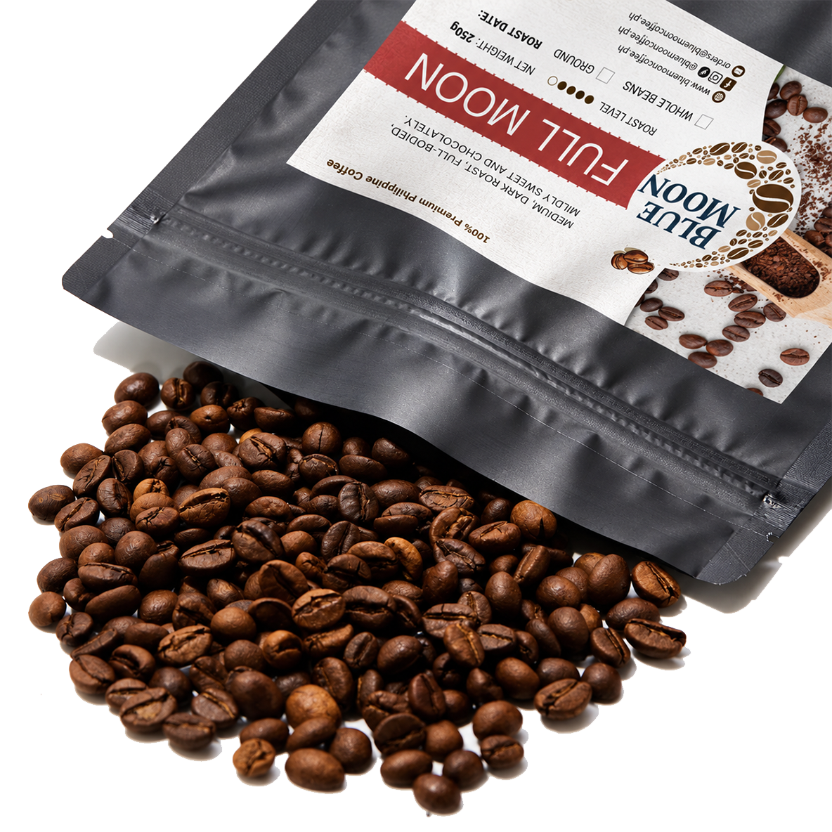 Full Moon Medium-Dark Roast - 250g